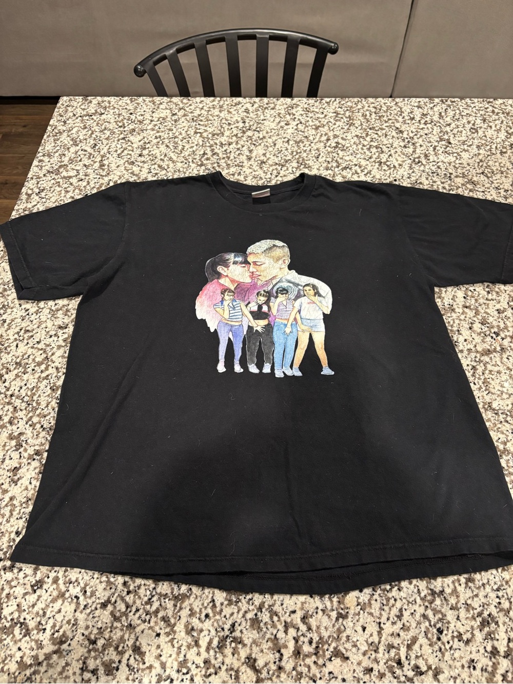 Supreme Kiss Tee | Black | Large